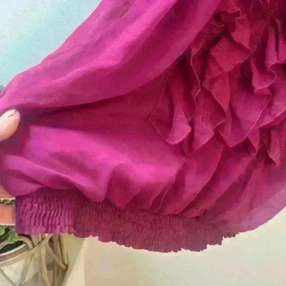 Mossimo magenta flowy dress tank top woman's large - Picture 5 of 10